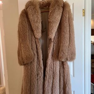 Full Length Fox Fur Coat
